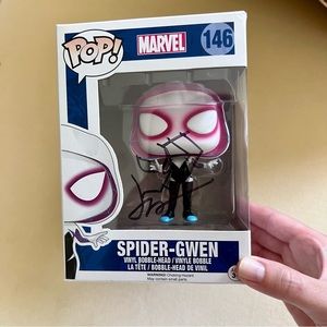 Signed POP Marvel Spider-Gwen Vinyl Bobble Head